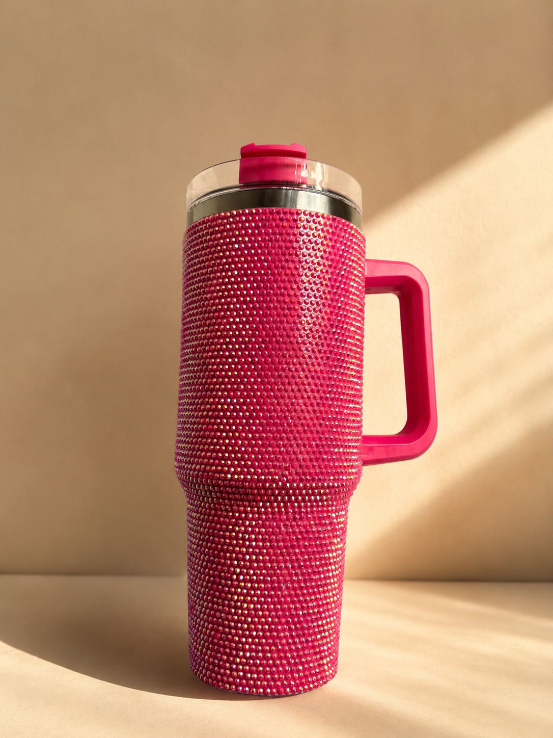 Barbie Pink Rhinestone Tumbler
