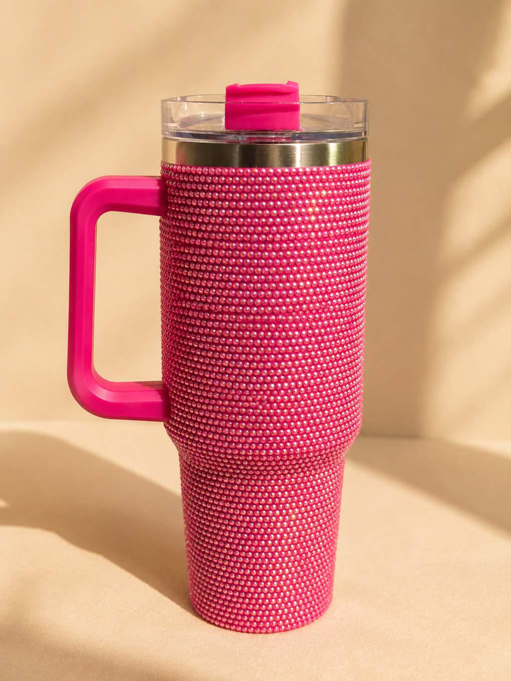 Barbie Pink Rhinestone Tumbler