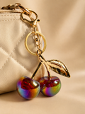 Multichrome Cherry Bag Charm