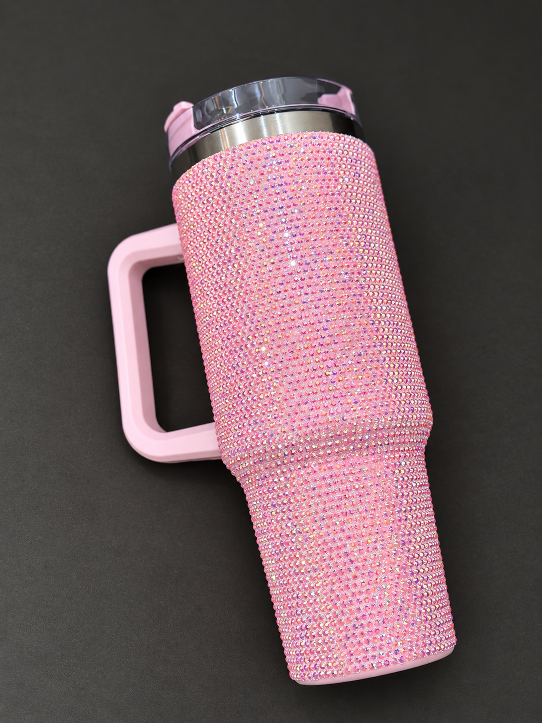 Pink Rhinestone Tumbler
