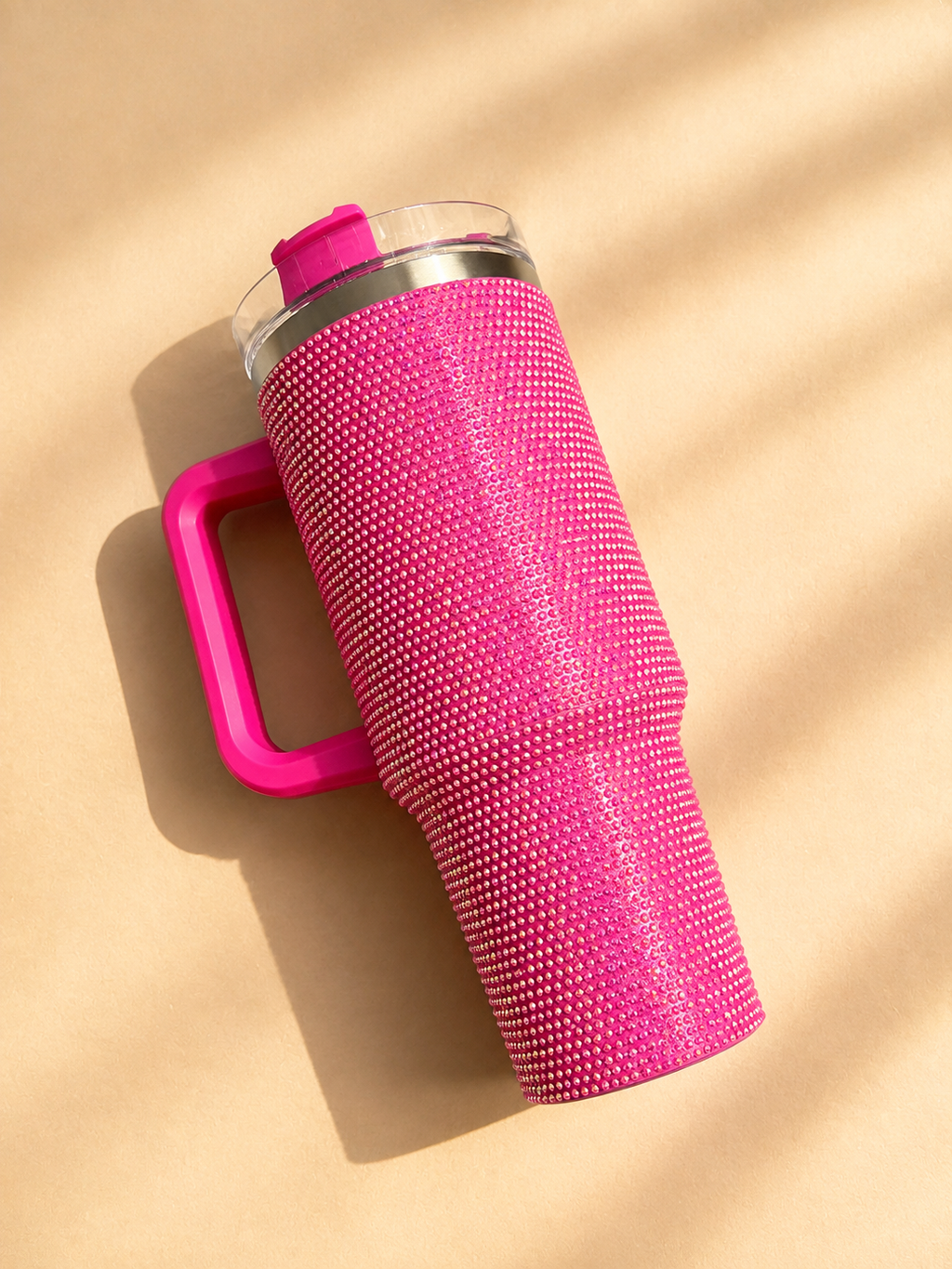 Barbie Pink Rhinestone Tumbler