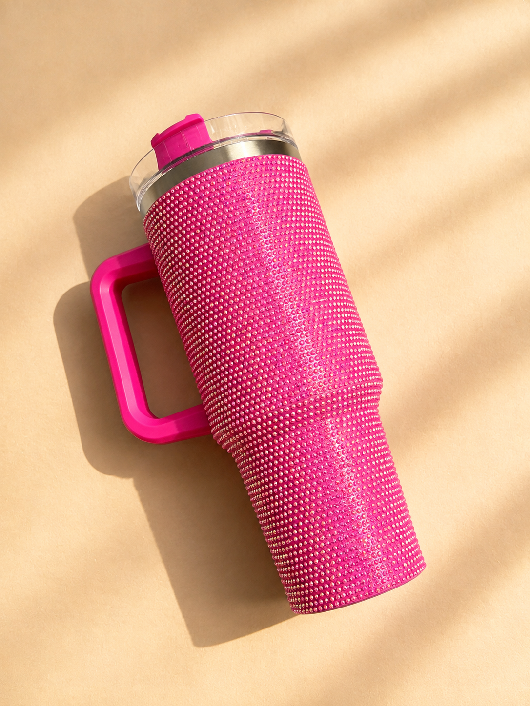 Barbie Pink Rhinestone Tumbler