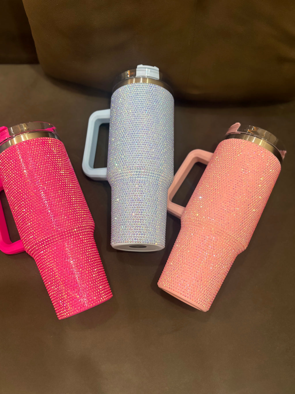 Barbie Pink Rhinestone Tumbler